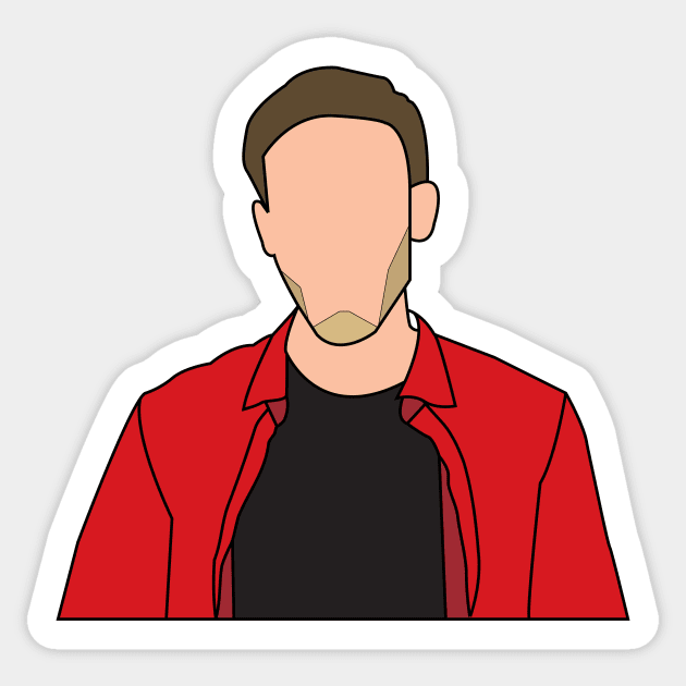 Pewdiepie Minimalist Sticker by Raizenyzer